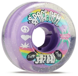Ruedas de monopatín Satori Movement Space Gem púrpura transparente 54 mm 78a - Imagen 1 de 2
