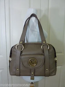 Nuevo con etiquetas Bolso Grande Michael Kors Dark Dune/Caqui Fulton $398 - Imagen 1 de 10