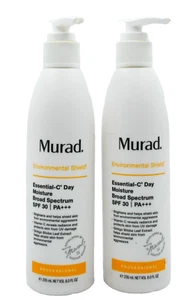 Murad Essential-C Tagesfeuchtigkeit LSF 30 PA+++ Pro Größe 8 flüssige Unzen/235 ml (2er Pack) Neu mit Karton - Bild 1 von 3