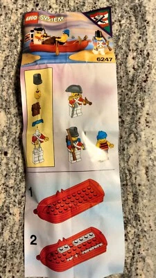 LEGO 6247 Pirates Imperial Guards лодка с головами 100% полный комплект, инструкции - Изображение 1 из 4