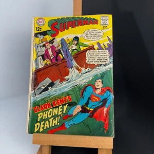 Vintage 1968 DC Comics Superman #210 "Clark Kent's Phoney Death!" Comic Book VG - Picture 1 of 3