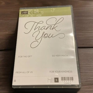 Stampin' Up! "So sehr viel" 143343 Stempel 5er Set, Dankeschön Sätze - - Bild 1 von 4