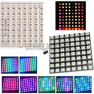 4/16/40/64Bit WS2812 Matrix LED 5050 RGB Full-Color Driver Black Board F Arduino - Bild 1 von 28