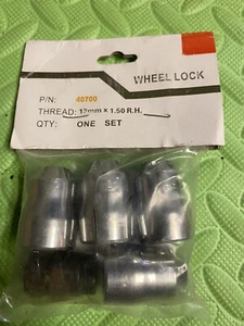 4 Chrome Conical Wheel Lug Locks 12x1.5 for Acura ILX RSX TLX TSX CL TL RDX - Picture 1 of 2