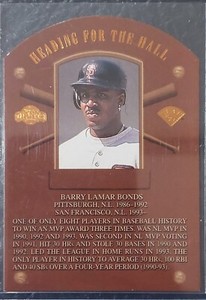 Barry Bonds - 1995 Donruss Card - "Heading For The Hall" - 4 of 8 - # 1518/5000