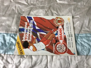 1978 BRANN NORWAY TOURNAMENT - AJAX MANCHESTER UNITED E2 - Picture 1 of 1