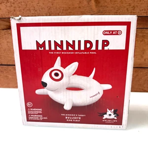 MINNIDIP x TARGET DOG BULLSEYE - Inflatable Pool Ring Float - NEW 2024 EXCLUSIVE - Picture 1 of 5