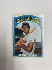 1972 Topps Baseball Mark Belanger Baltimore Orioles Card #456
