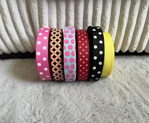 Ribbon Lot #3 - 7/8 Inch - 6 Huge Rolls! Grosgrain - Picture 1 of 2