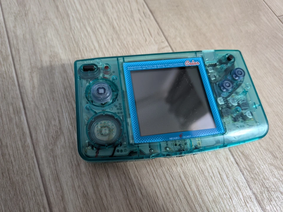 Neo Geo Pocket SNK Color Console IPS LCD Backlight Model Clear Blue 2 - Image 1 of 4