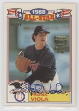2018 /18 Frank Viola (1989 Topps Rack Pack Glossy All-Stars) #89TAS-10 Auto