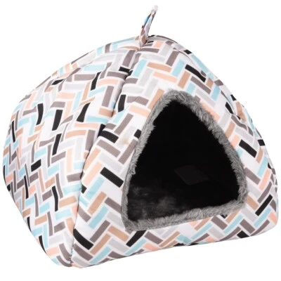 FLAMINGO Kleintieriglu CLAVIO Iglu Igloo Höhle Bett Kuschelbett - Tier Versteck 210226
