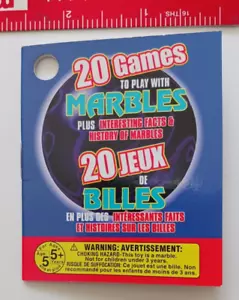 20 Games To Play With Marbles-Mini-Booklet - Imagen 1 de 1
