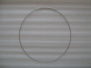 Edelstahl Halsreif 1,6 mm stark jede Länge Collier Halskette mit Nylon ummantelt - Bild 1 von 1