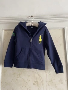 NWT Polo By Ralph Lauren US OPEN 2012 Girls Hoodie Jacket 5 Navy - Picture 1 of 7