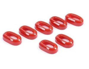For Benz GLB W247 2020-2022 ABS Red Outlet Vent Adjustment Lever Ring Trim 7PCS - Picture 1 of 8