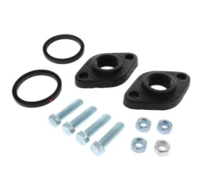 Grundfos 519602 1" GF 15/26 Cast Iron Pump Flange Pair (NPT) - Image 1 of 3