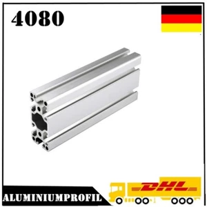 4080 Profil Aluprofil T-Schlitz Nut8 Aluminium Profile Aluminiumprofil 40mmx80mm - Bild 1 von 6