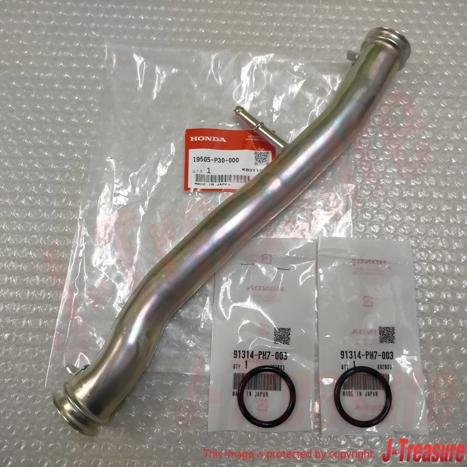 Juego de tubos y juntas de conexión de bomba de agua genuina HONDA CIVIC INTEGRA DEL SOL OEM Foto 1 de 4