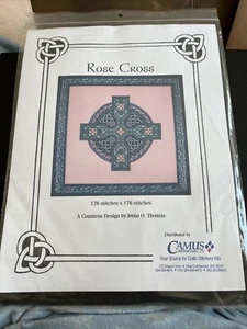 Camus International Celtic Cross Counted Cross Stitch Pattern 12.5” X 12.5” - Picture 1 of 2