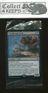 Lámina de prelanzamiento Clackbridge Troll sellada (Trono raro de Eldraine casi como nueva) - Imagen 1 de 2