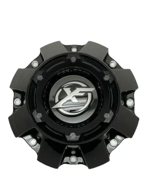 #XF OFF-ROAD Gloss Black Tall Center Cap 1444L227H HT005-65 - Image 1 of 3