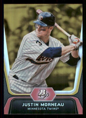 2012 Bowman Platinum Gold #84 Justin Morneau - Image 1 of 2
