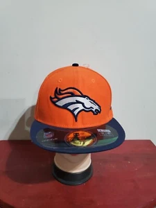 Denver Broncos New Era 59Fifty On Field eng anliegende Mütze Kappe Größe 7 1/8 - Bild 1 von 6