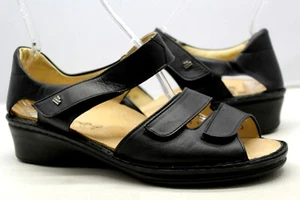 FINN COMFORT of Germany- leather sandals, Womens 10 1/2 US ( 8 UK) S-'18-W-48 - Picture 1 of 6