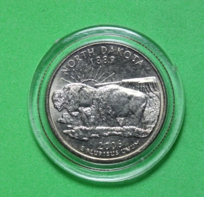 2006 P NORTH DAKOTA STATE QUARTER  P00468 - Image 1 of 2
