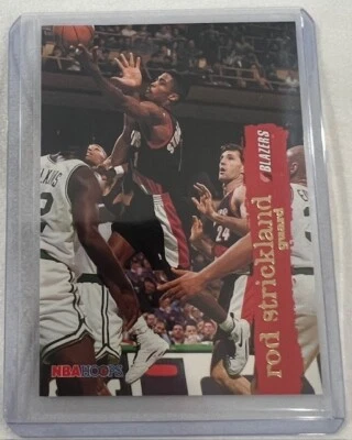 Rod Strickland 1995 NBA Hopps Basketball card #136 Blazers - Image 1 of 2