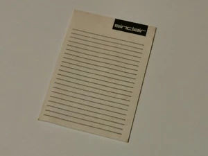 Original Branded Sinclair QL, Zx Spectrum Microdrive Notepad - 10 sheets #RARE# - Picture 1 of 2