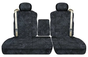 Front set seat covers fits FORD F150 TRUCK 2001-2003 40/60 LOW BACK W/ CONSOLE - Picture 1 of 9