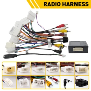 Car Stereo Radio Power Harness Cable Wire Adapter Support JBL AMP For Toyota - Bild 1 von 14