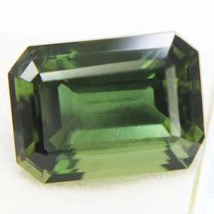 Natural Demantoid Garnet Green 19.40 Ct Emerald Shape Loose Gemstones Certified - Picture 1 of 7