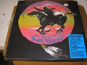 Neil Young & Crazy Horse - Way Down In The Rust Bucket 4 x LP/double CD box set - Picture 1 of 2
