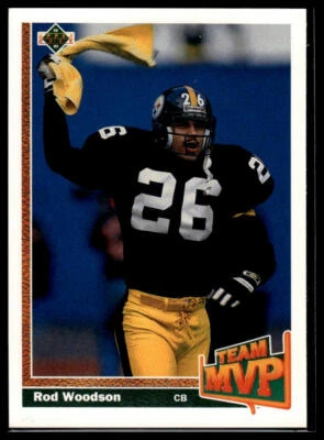 1991 Upper Deck #473 Rod Woodson - Image 1 of 2
