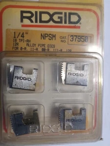 Ridgid 37950 1/4" NPSM 12R Dies - New - Picture 1 of 1