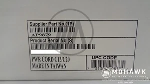 BRAND NEW APC by Schneider Electric AP9879 Power Cord IEC 320 C13 C20 6ft SJT - Picture 1 of 3