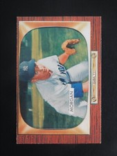 1955 Bowman Baseball Card #100 Tom Morgan (EX+)