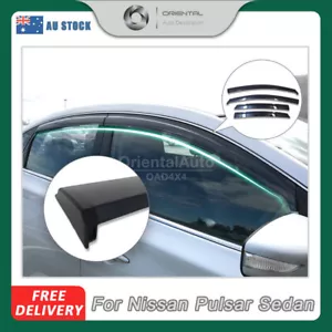 Injection Weather Shields Weathershields for Nissan Pulsar Sedan 2012-2016 - Picture 1 of 9