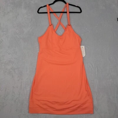 NWT  Merrell Womens Lily Tank Dress Size Large ~ Coral Orange 50+UPF Quick Dry - Image 1 of 4