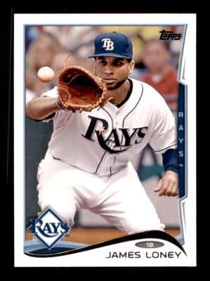 2014 Baseball Topps James Loney Tampa Bay Rays #328 2 - Image 1 of 2