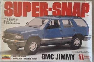 vintage lindburg gmc jimmy super snap model kit,big 1/20 scale,chevy blazer - Picture 1 of 6