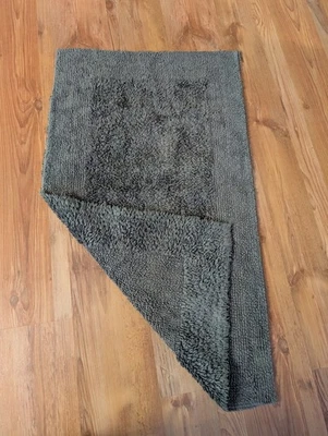 Badematte Möve Loft grau Badteppich Duschvorleger 60x100 cm Graphite getuftet - Bild 1 von 3