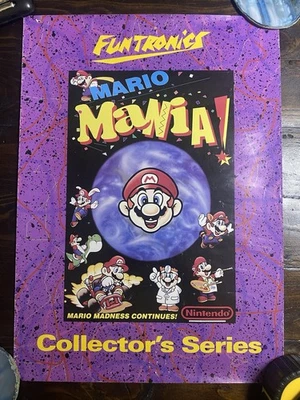 RARE Funtrinics Mario Mania Mario Madness Continues Nintendo POSTER - Image 1 of 4