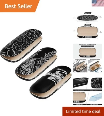 Universal Hard Shell Glasses Case Set - Velvet Lined, Gift-Ready Style - Image 1 of 4