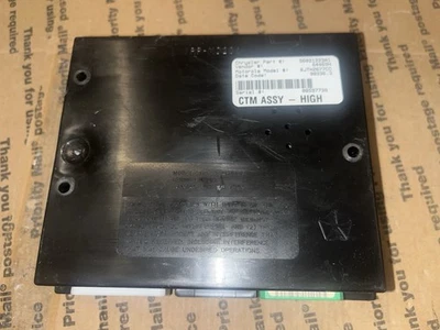 56021223AI  1999 Dodge Dakota  PL PW 4WD Automatic Body Control Module BCM CTM - Image 1 of 4