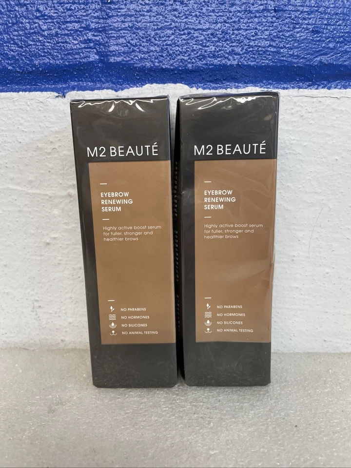 M2 Beaute Eyebrow Renewing Serum 4 ml Lot Of 2 New Factory Sealed - Image 1 of 4