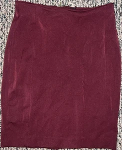 H&M Women’s Pencil / Straight Skirt Size 8 Burgundy Superb State EUC! 🍀 - Picture 1 of 11